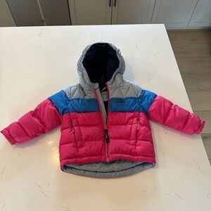 L.L.Bean Toddler Down Jacket Colorblock